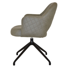 Lex Upholstered Trestle Armchairs (Set of 2)